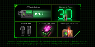 Lost Vape Ursa Pocket 1200mAh KIT (Cyber Elf)